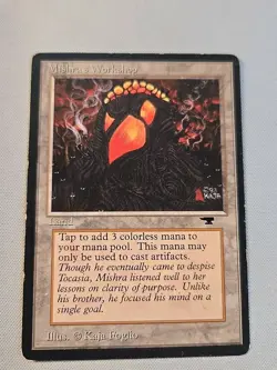 Magic MTG Antiquities Mishra's Workshop MODERATELY PLAYED MP - Image 1