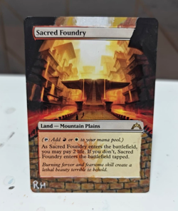 Sacred Foundry MTG Alter Art EDH Commander Magic The Gathering - Image 1