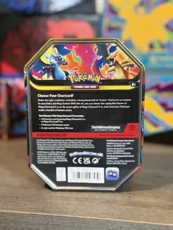 Pokemon TCG Mega Charizard ex Factory Sealed Tin Box - Charizard X - 4 Packs - Image 5