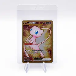 Pokemon TCG Mew ex Scarlet & Violet - 151 205/165 Gold Holo Metal Promo Card. - Image 1