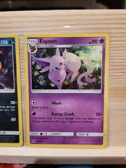 Umbreon 120/214 & Espeon 89/214 Sm-Lost Thunder Pokemon Cards - Image 3