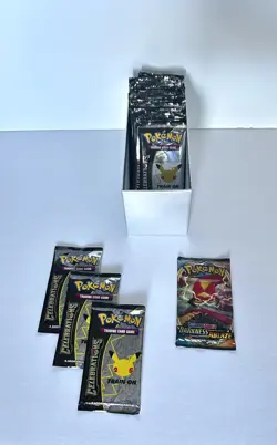 Pokemon 25th Celebrations Booster Pack Anniversary Buy 3, Get 1 Random Pack - Image 1