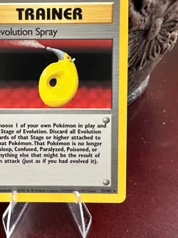 Pokemon Card - Devolution Spray Base Set 72/102 Rare - Image 3