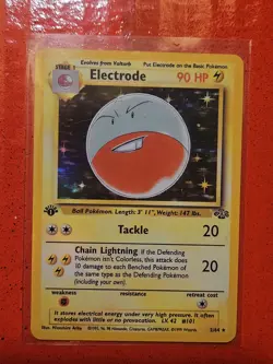 Pokemon Electrode Jungle 1st Edition Holo Rare 90 HP Stage 1 2/64 Card - Image 1