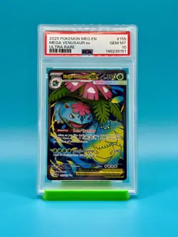 PSA 10 - 2025 Pokemon Mega Evolutions, EN, Mega Venusaur ex, Ultra Rare - Image 1