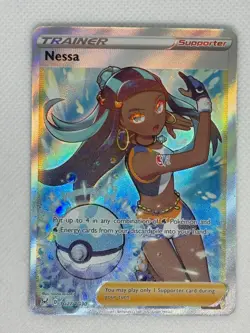 Pokemon TCG Nessa TG27/TG30 Lost Origin Trainer Gallery Full Art Ultra Rare - Image 1