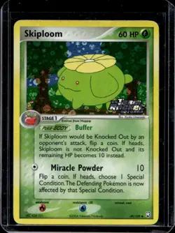 2004 Pokemon EX Team Rocket Returns Skiploom Reverse Holo #49/109 - Image 1
