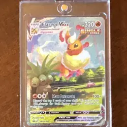 Flareon VMAX (Promo Full Art Holo) SWSH180 Sword & Shield 320 HP Pokemon TCG - Image 1