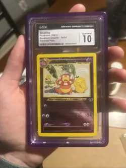 CGC GEM MINT 10 Slowking 2001 Southern Islands #14/18 Reverse Holo Pokemon Guard - Image 3