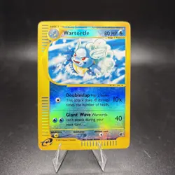 Pokemon TCG Expedition Wartortle Reverse Holo Card 92/165 RARE MP/HP -j - Image 1