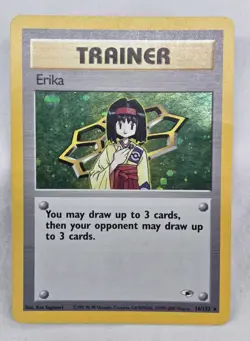 Pokemon Gym Heroes Erika Holo 16/132 MP - Image 1