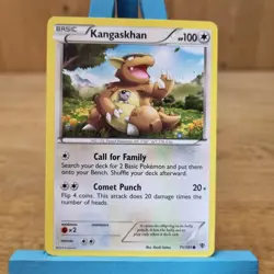 Kangaskhan 71/101 Black & White Plasma Blast Pokemon Card - Image 1