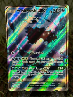 WISHIWASHI GX ~ Pokemon TCG: Sun & Moon GUARDIANS RISING FULL ART - Image 1