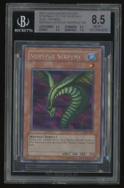 YUGIOH PSA 9 2003 Sinister Serpent SDD-002 Secret Rare - Image 1