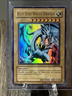 Blue-Eyes White Dragon – LOB-001 – Ultra Rare – Yu-Gi-Oh! - Image 1