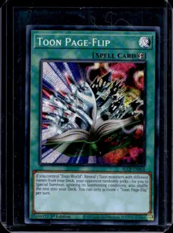2022 Yu-Gi-Oh! Battles of Legend: Crystal Revenge 1st Toon Page-Flip #BLCR-EN068 - Image 1