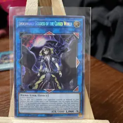 Underworld Goddess of the Closed World BLVO-EN050 Blazing Vortex 1st Edition - Image 1
