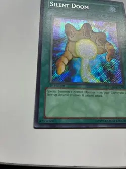 USA Seller Yugioh Silent Doom GLAS-EN094 Secret Rare 1st Edition - Image 3