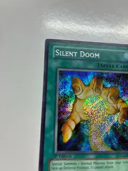 USA Seller Yugioh Silent Doom GLAS-EN094 Secret Rare 1st Edition - Image 4