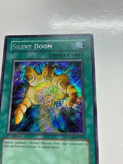 USA Seller Yugioh Silent Doom GLAS-EN094 Secret Rare 1st Edition - Image 5