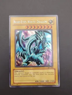 Blue-Eyes White Dragon BPT-009 Unlimited Secret Rare Yugioh TCG MP - Image 1