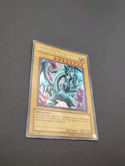 Blue-Eyes White Dragon BPT-009 Unlimited Secret Rare Yugioh TCG MP - Image 2