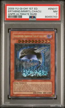 Earthbound Immortal Chacu Challhua ANPR-EN017 1st Ed Ultimate Rare Yugioh PSA 7 - Image 1