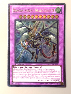 yugioh Dragon Knight Draco-Equiste DREV-EN038 1st Edition Ultimate Rare nearmint - Image 2