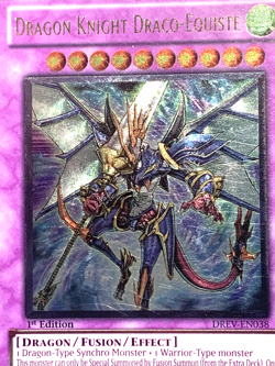 yugioh Dragon Knight Draco-Equiste DREV-EN038 1st Edition Ultimate Rare nearmint - Image 3