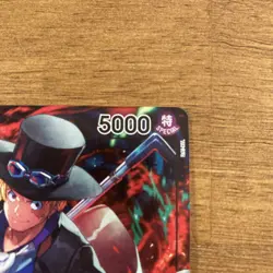 One Piece Sabo 2nd Anniversary Winner Card English ST13-001 - Image 4