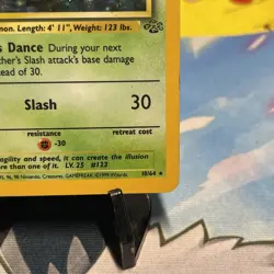 Pokemon TCG Scyther Jungle Holo Card 10/64 Unlimited Rare, Vintage LP Condition - Image 4