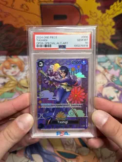 PSA 10 Tashigi Special Alt Art ST06-006 One Piece 2024 OP08 Two Legends English - Image 1