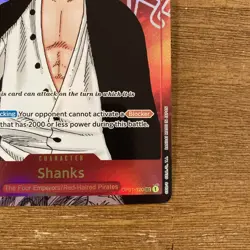 2022 One Piece Romance Dawn Shanks Alternate Art #OP01-120 - Image 2