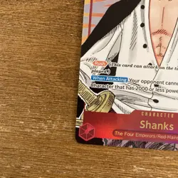 2022 One Piece Romance Dawn Shanks Alternate Art #OP01-120 - Image 3