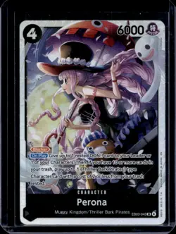 2026 One Piece Heroines Edition Perona Super Rare #EB03-045 - Image 1