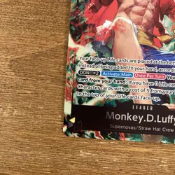 2024 One Piece 2nd Anniversary Tournament Winner Monkey D Luffy #ST13-003 - Image 3