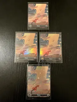 Edge of Eternities Land Lot 5 Galaxy Foil 22 Foil 20 Non Borderless Shock Basic - Image 2