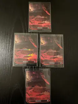 Edge of Eternities Land Lot 5 Galaxy Foil 22 Foil 20 Non Borderless Shock Basic - Image 3