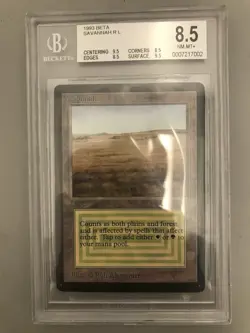 MTG SAVANNAH Beta (BGS 8.5) Near Mint - Image 1