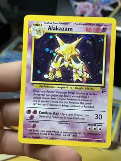 Alakazam 1/130 Ninetales 13/130 Base Set 2 2000 Vintage Pokemon Card Lot WOTC - Image 3