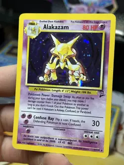 Alakazam 1/130 Ninetales 13/130 Base Set 2 2000 Vintage Pokemon Card Lot WOTC - Image 4