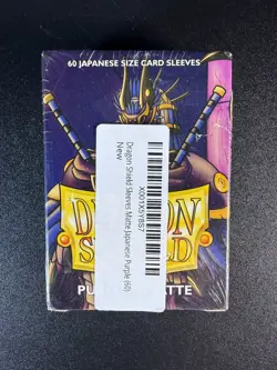 (60-Pk) Dragon Shield Card Sleeves PURPLE MATTE Small/Mini Size Japanese/Yugioh - Image 1