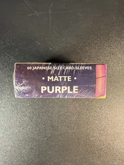 (60-Pk) Dragon Shield Card Sleeves PURPLE MATTE Small/Mini Size Japanese/Yugioh - Image 3