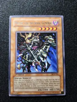 Mefist the Infernal General DCR-066 Rare 1st Edition Yugioh TCG LP - Image 1