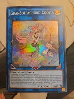 Yugioh! GranSolfachord Coolia - 1st ed Super Rare - CYAC-EN049 - NM - Image 1
