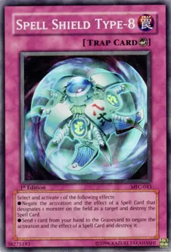 1X LP Spell Shield Type-8 - MFC-043 - Super Rare 1st Edition - Image 1