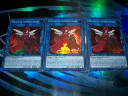 3x Trickstar Crimson Heart Limited Edition Super Rare SAST-ENSE3 Yu-Gi-Oh! - Image 1