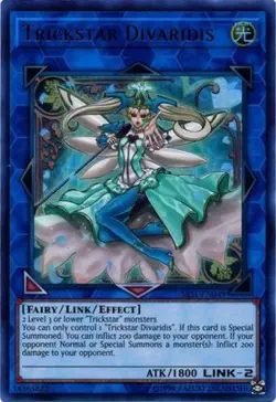 Yugioh! LP Trickstar Divaridis - SAST-EN049 - Ultra Rare - Unlimited Edition Lig - Image 1