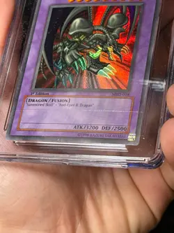 B. Skull Dragon MRD-018 1st Edition INK FOIL ERROR Yu-gi-oh! CGC 8.5 *009 - Image 3