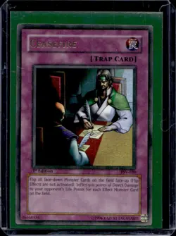 2002 Yu-Gi-Oh! Pharaoh's Servant 1st Edition Ceasefire #PSV-030 - Image 1